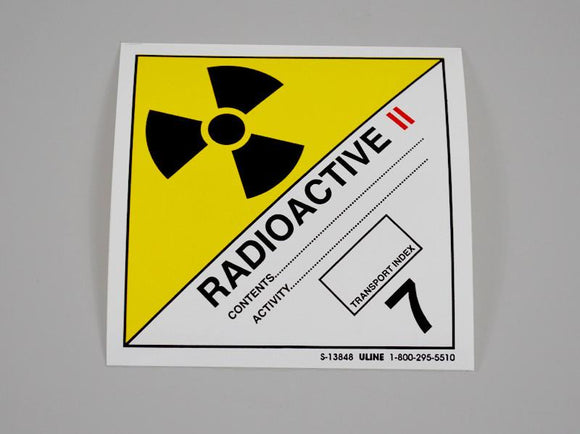 Yellow II Transport Label
