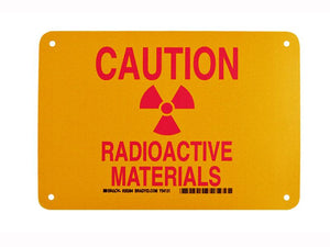 Radioactive Materials Caution Sign